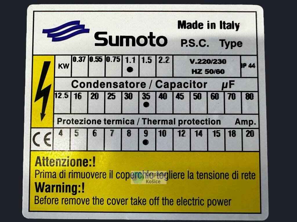 Kondenzátorová skrinka Sumoto 1,1KW (3)